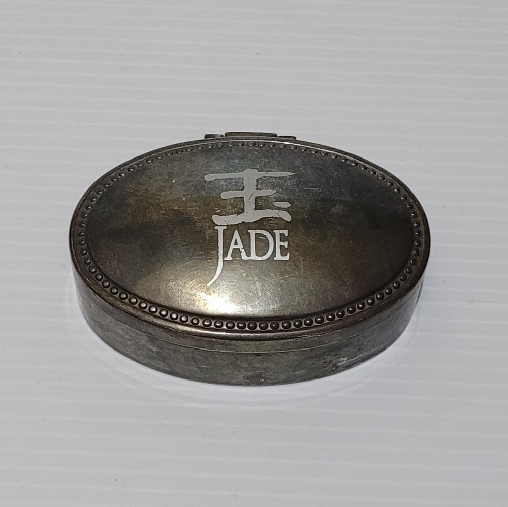 PARAMOUNT PICTURES MOVIE JADE STERLING SILVER PLATED JEWLERY BOX PROMOTIONAL